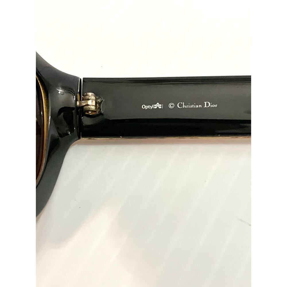 Vintage Christian Dior Audrey 40C Sunglasses Optyl Orange Gold 53 21 135 Austria - Picture 6 of 9